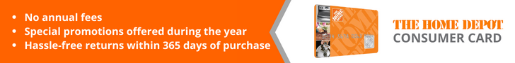 Banner - HOME DEPOT CONSUMER CARD